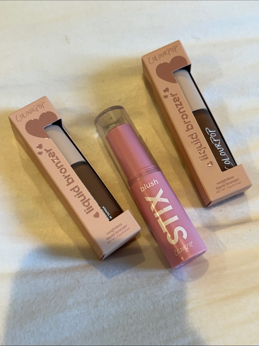 ColourPop Bundle - Blush Stix and Two Liquid Bronzers